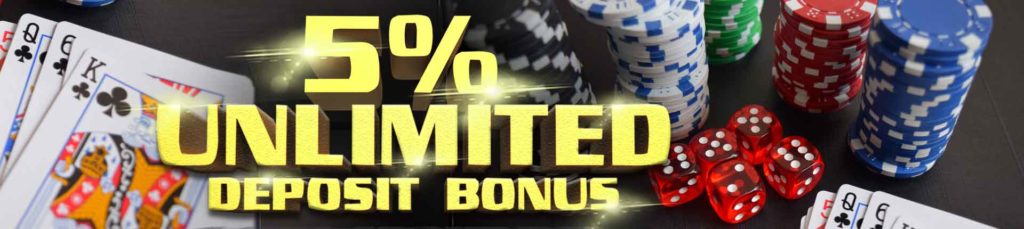 5% deposit bonus